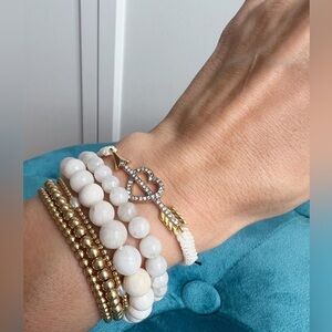 Juicy Couture Pave Heart & Arrow Friendship Bracelet. NWT